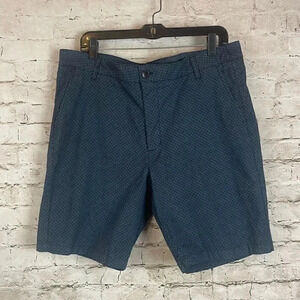 Ben Sherman Men's Size 38 Chino Shorts Navy Blue Regular Fit Cotton Stretch